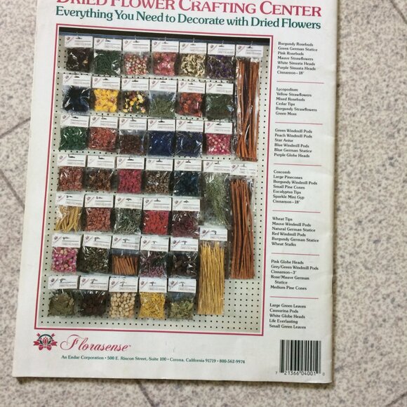 Dried Flower Creations Wreaths Arrangements Craft Booklets & Roses - Picture 3 of 14